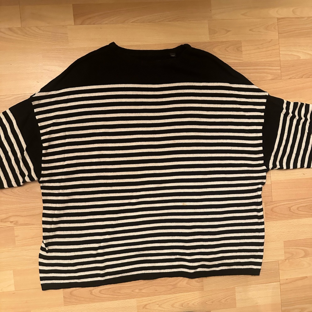 ALL SAINTS STRIPPED SWEATER